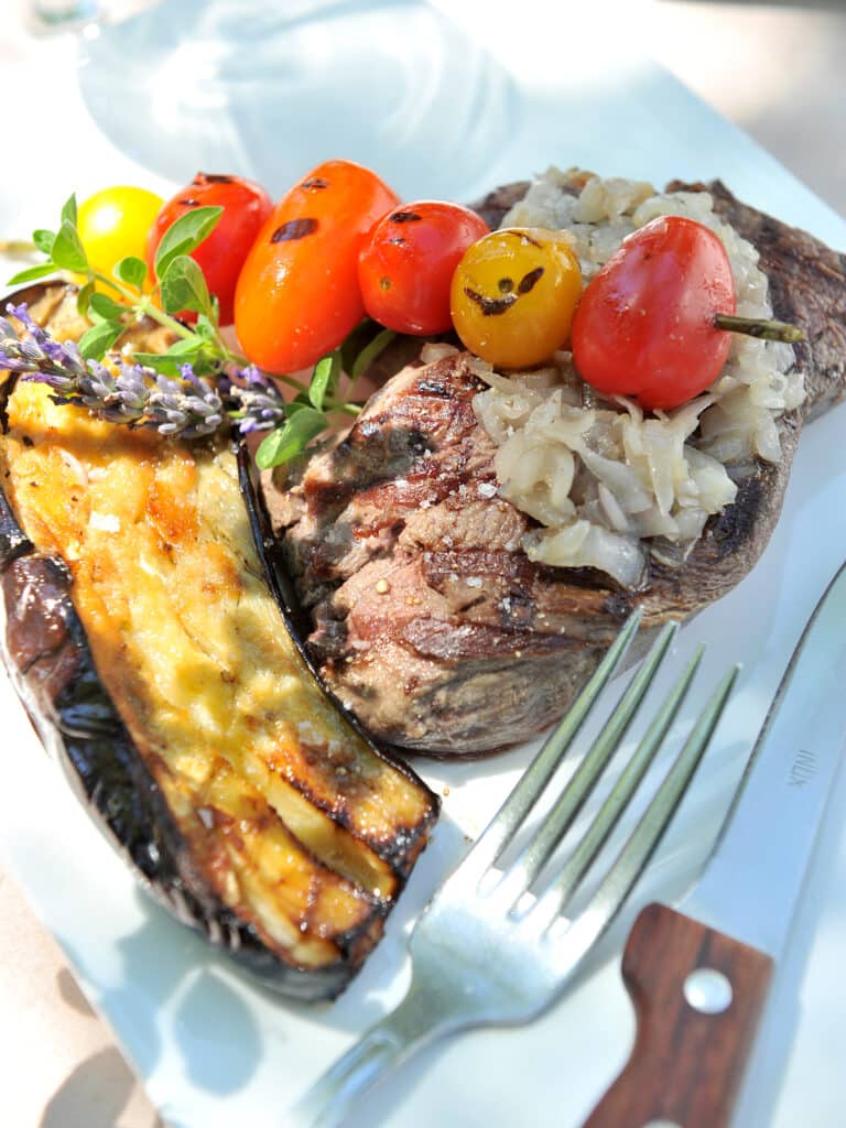 Pavé de taureau aux échalotes Pavé de taureau aux échalotes